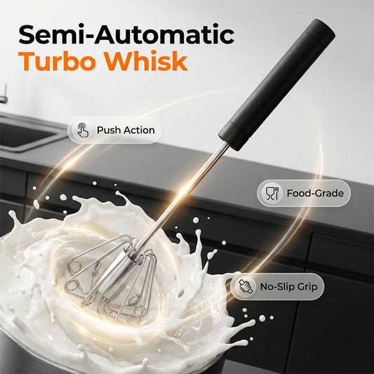 🥚 BUY 2 GET 1 FREE! 🔥 Stainless Steel Semi-Automatic Hand Egg Beater – Fast & durable – Perfect for eggs, batter or cream – smooth whisking without effort 🍳