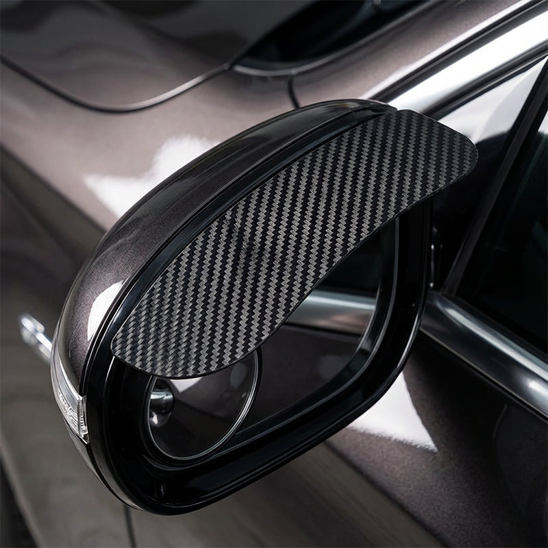Adjustable Blind Spot Mirrors with Rain Visor