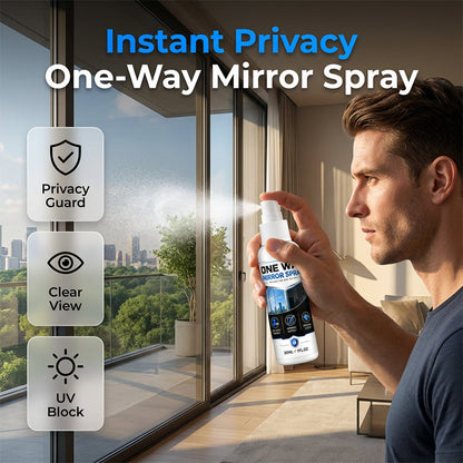 One-Way Mirror Effect Glass Coating Spray