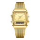 ⏱️ Vintage-Style Square Watch with Multifunction Display — Classic Retro Design, Modern Features