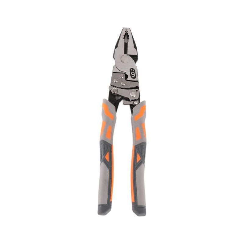 🔧50% OFF NOW! Industrial Ratchet Lineman's Pliers – Multi-functional Wire Stripper Cutter with Ratchet Gear, Heavy-Duty Hardened Steel Pliers for Electrical Work & Home Repair