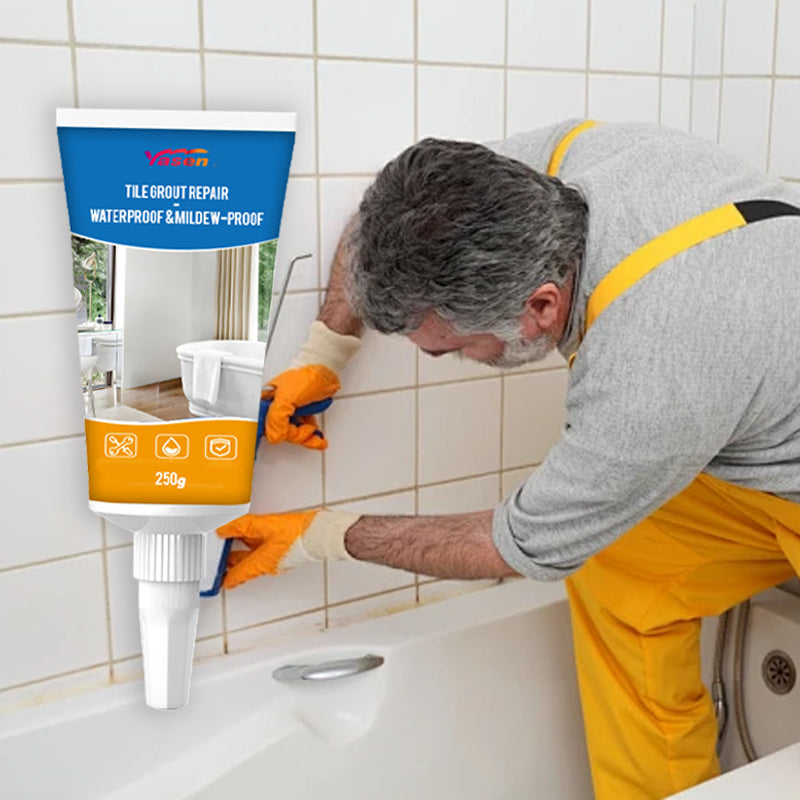 Tile Grout Repair - Waterproof & Mildew-Proof