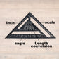 📐✨ Aluminum Rafter Square – 50% OFF! 7/12-inch carpenter measuring tool, alloy triangle ruler & protractor – precision woodworking. 💪
