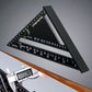📐✨ Aluminum Rafter Square – 50% OFF! 7/12-inch carpenter measuring tool, alloy triangle ruler & protractor – precision woodworking. 💪