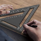 📐✨ Aluminum Rafter Square – 50% OFF! 7/12-inch carpenter measuring tool, alloy triangle ruler & protractor – precision woodworking. 💪