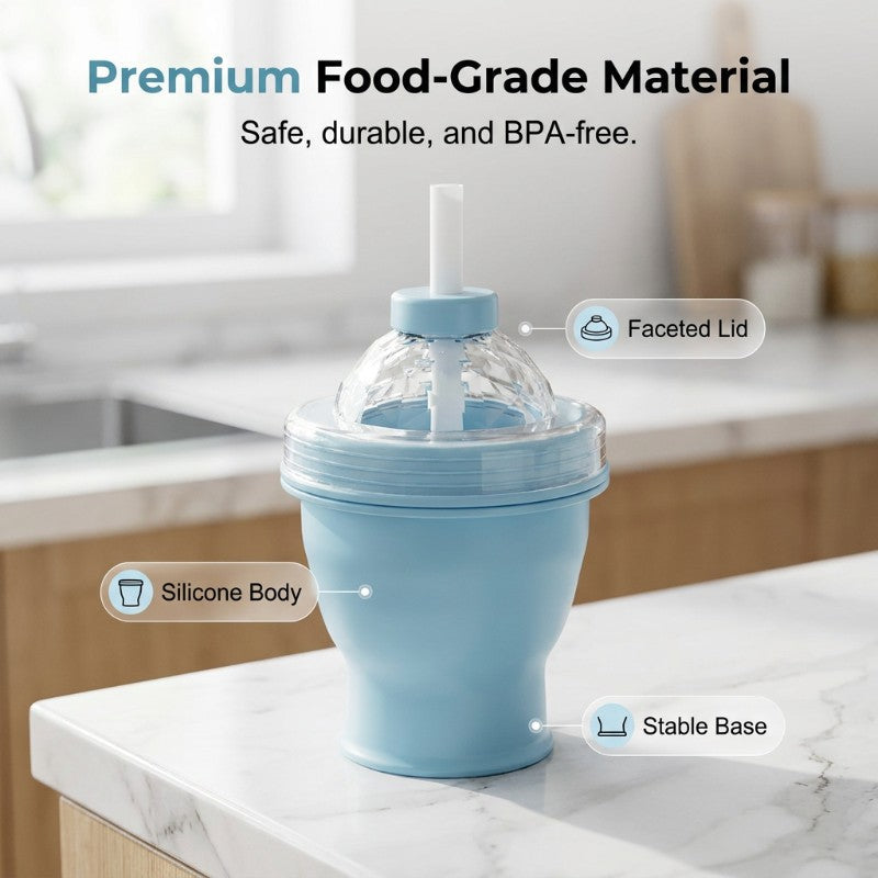 2-in-1 Collapsible Ice Ball Maker Cup