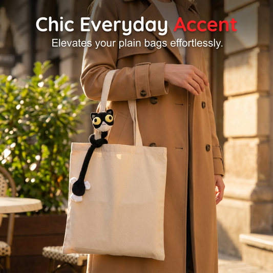 Long Neck Plush Bag Charm – Wrap-Around & Ultra-Soft