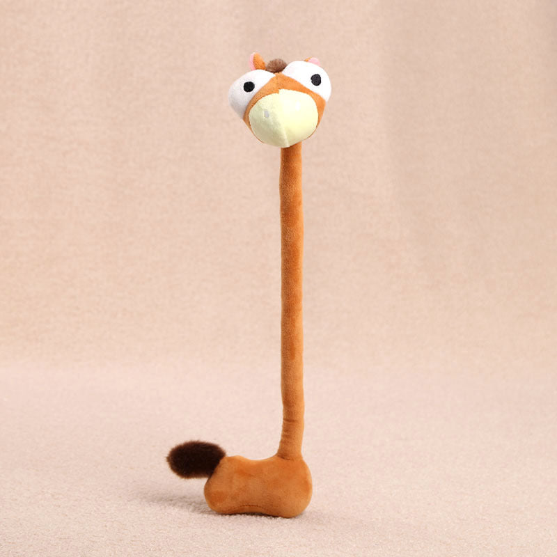 Long Neck Plush Bag Charm – Wrap-Around & Ultra-Soft