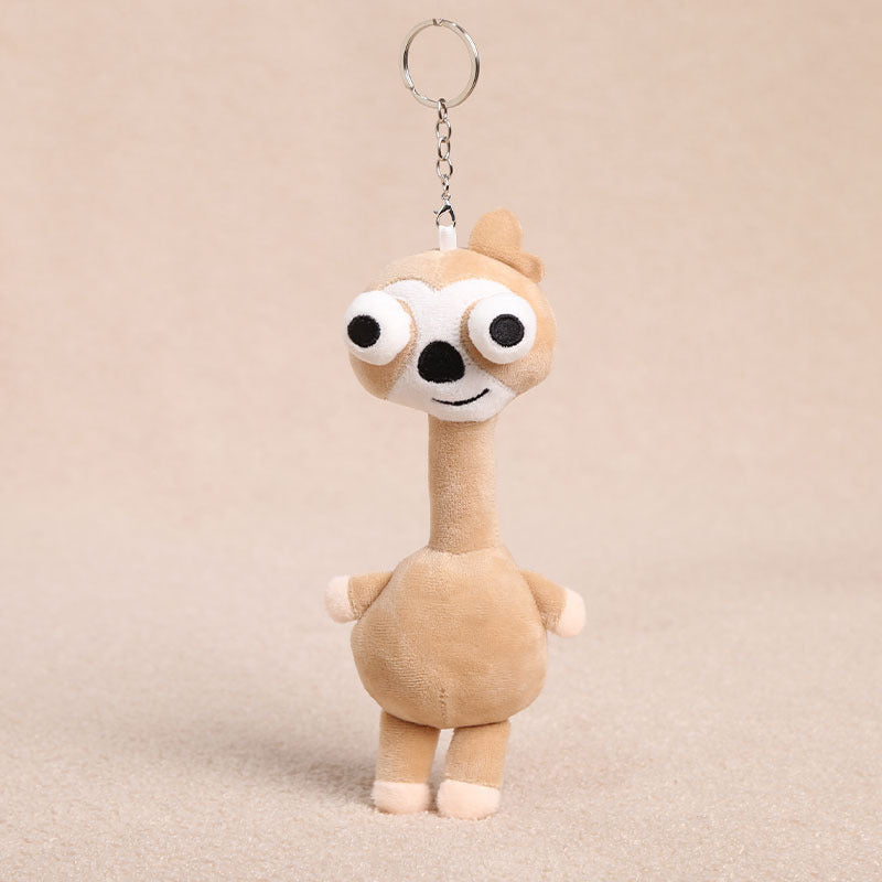 Long Neck Plush Bag Charm – Wrap-Around & Ultra-Soft