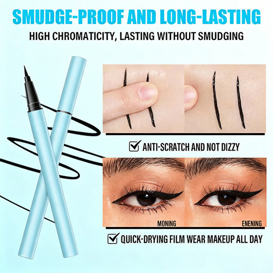 📢📢Buy 1 Get 1 Free :Only ￡7.99‼️ 👁️Ultra-Fine Waterproof Liquid Eyeliner🖌️Smudge-Proof Long Lasting Quick Dry Precision Eye Liner Pen