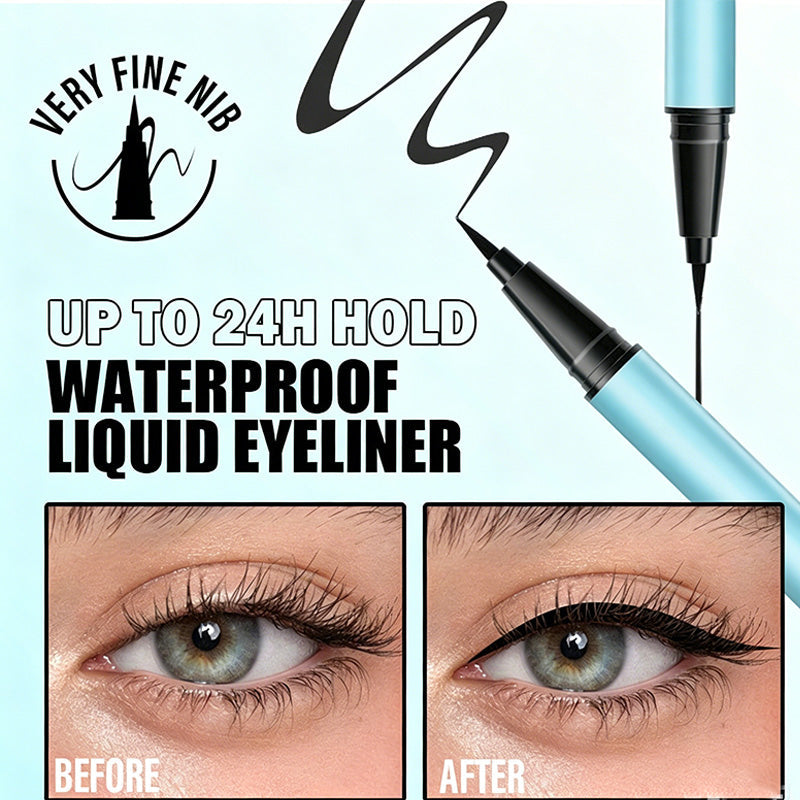 📢📢Buy 1 Get 1 Free :Only ￡7.99‼️ 👁️Ultra-Fine Waterproof Liquid Eyeliner🖌️Smudge-Proof Long Lasting Quick Dry Precision Eye Liner Pen