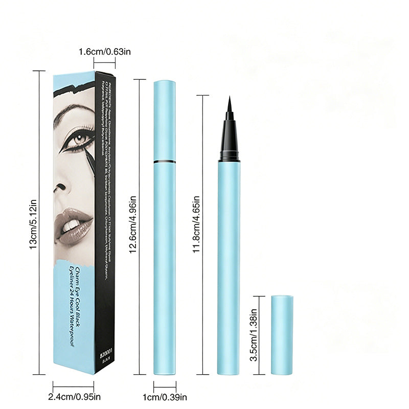 📢📢Buy 1 Get 1 Free :Only ￡7.99‼️ 👁️Ultra-Fine Waterproof Liquid Eyeliner🖌️Smudge-Proof Long Lasting Quick Dry Precision Eye Liner Pen