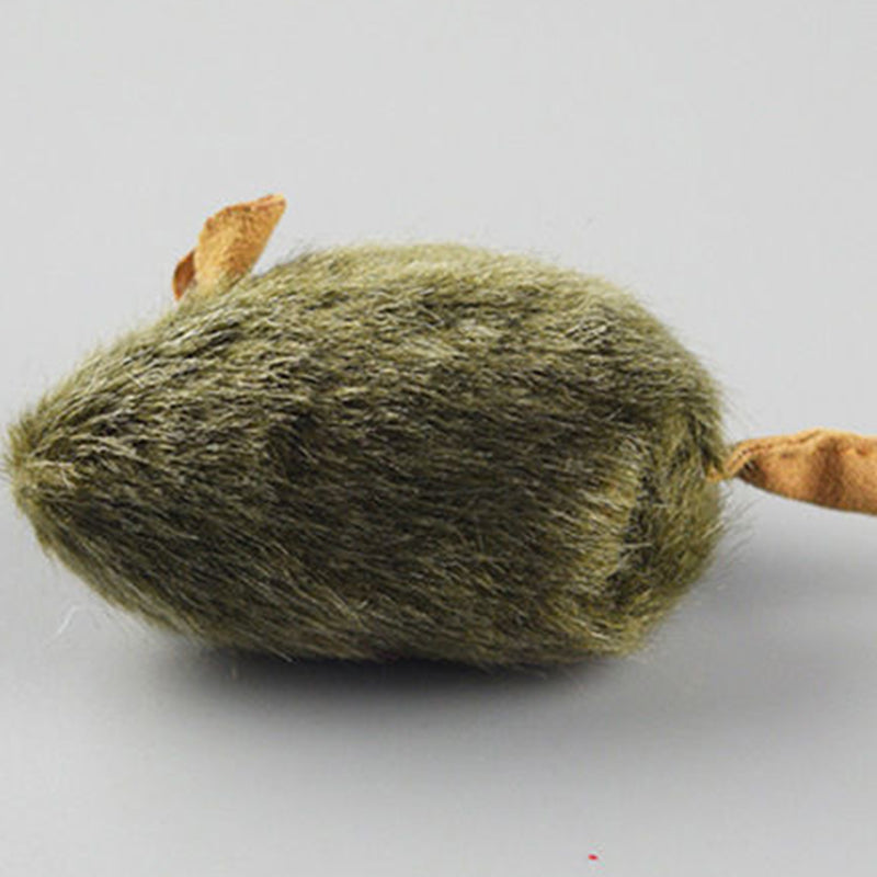 😻Plush Simulation Mouse Toy with Sound for Cats