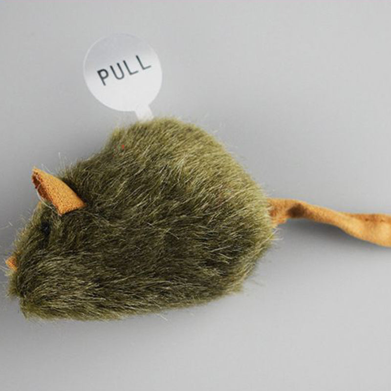 😻Plush Simulation Mouse Toy with Sound for Cats