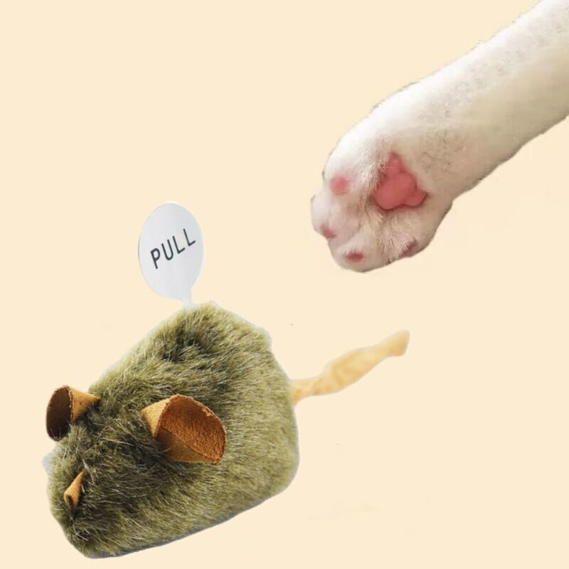 😻Plush Simulation Mouse Toy with Sound for Cats