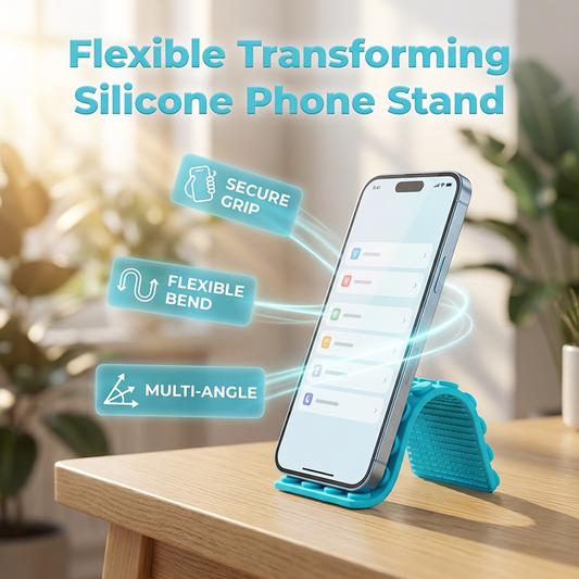 Flexible Silicone Phone Stand with Suction