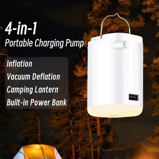 Mini Portable Air Pump with Light