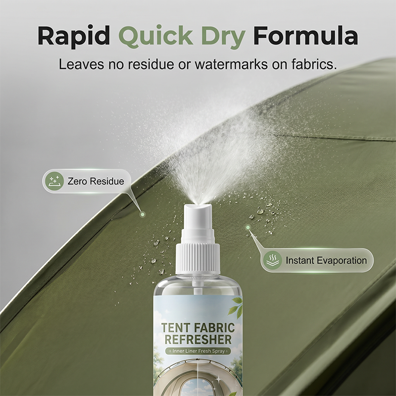 Tent Fabric Refresher Spray Quick Drying Odor Eliminator