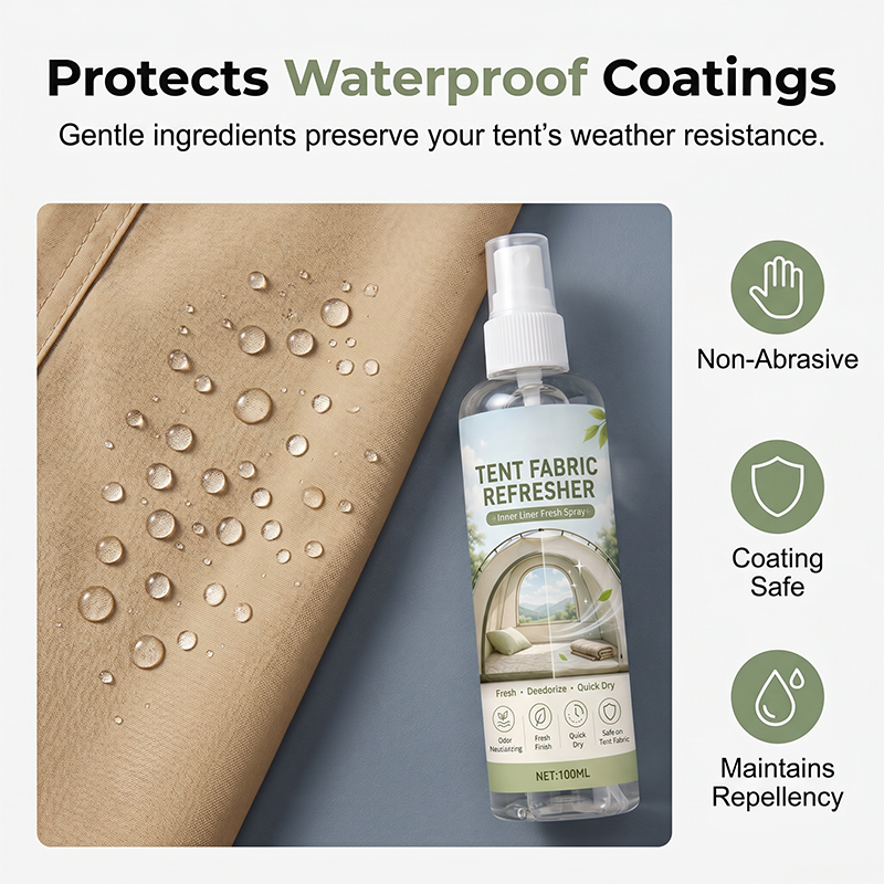 Tent Fabric Refresher Spray Quick Drying Odor Eliminator