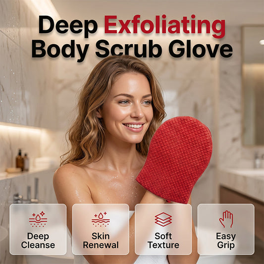 Exfoliating Body Scrub Glove Hydrating Shower Mitt