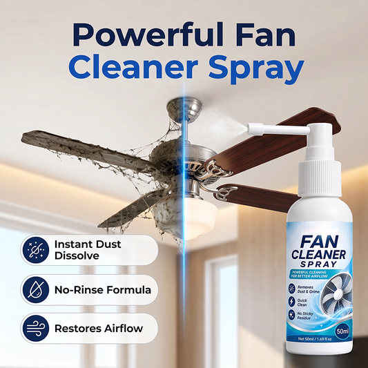 🥳2026 HOT SALE🥳💞50K+ SOLD!🌀🧼 50% OFF! Multi-Purpose Fan Cleaning Spray – Instantly dissolves dust & grime, no disassembly needed. Precision nozzle reaches tight spaces. Restores shine! ✨🛡️