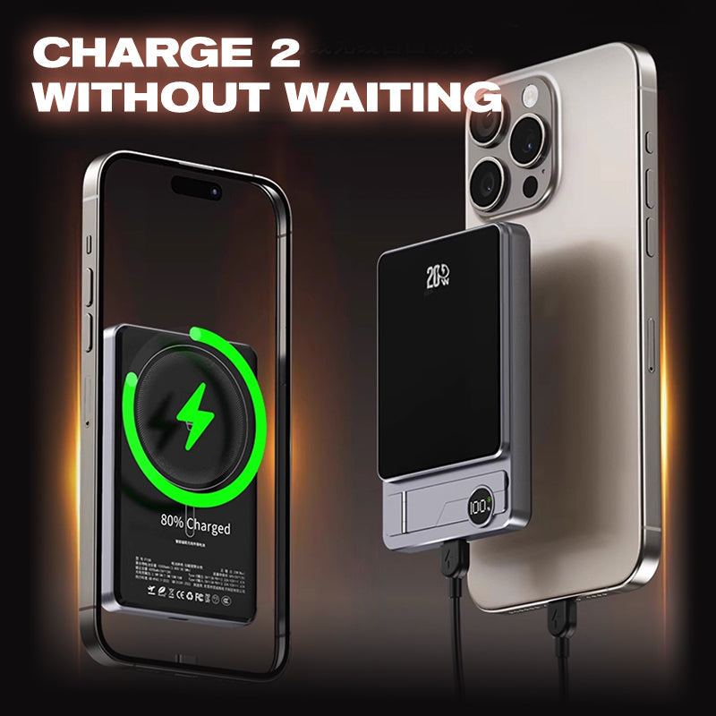 ⏳Time-limited Special⌛ Ultra Thin Magnetic Portable Charger with Stand