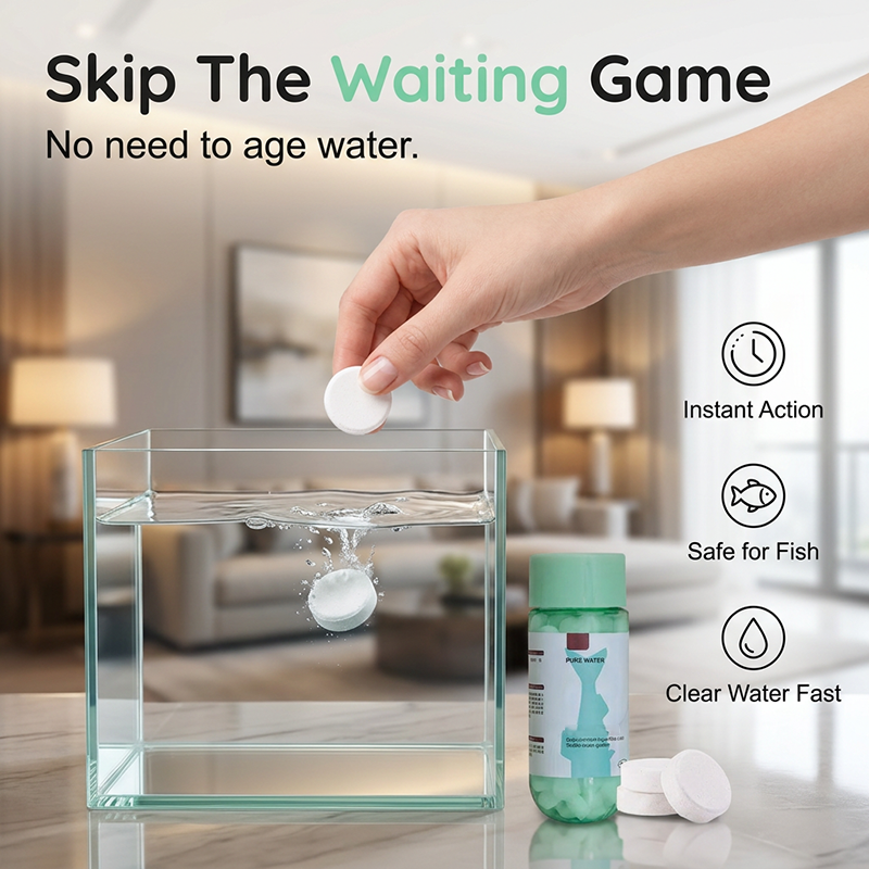 Safe & Fast Chlorine Removal Water Purification Tablets