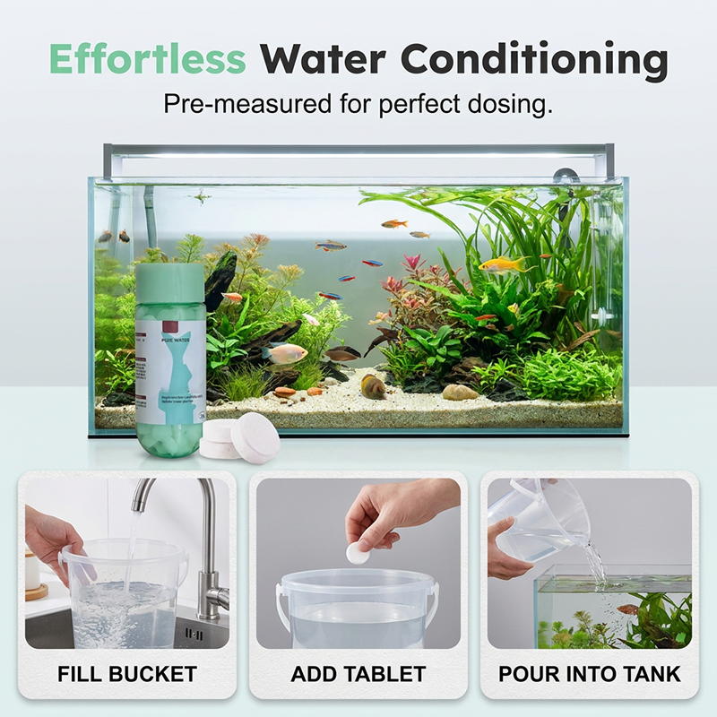 Safe & Fast Chlorine Removal Water Purification Tablets