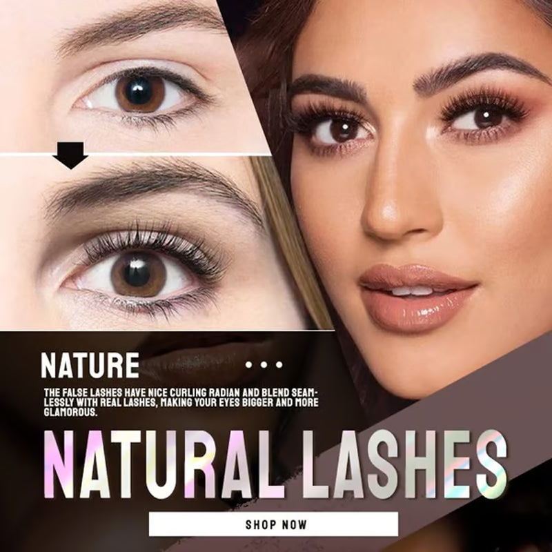 🥳2026 HOT SALE🥳💞50K+ SOLD!👁️✨Reusable Self‑Adhesive False Eyelashes – No glue needed, just press & go. Natural curl, reusable & easy to remove. A beauty game‑changer! 💕🌸