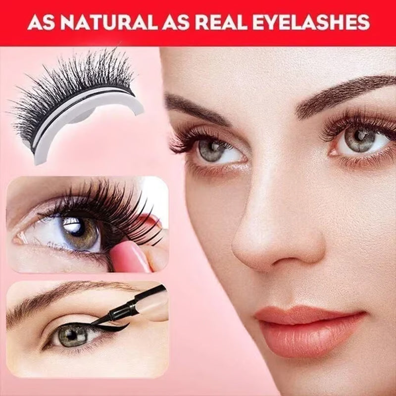 🥳2026 HOT SALE🥳💞50K+ SOLD!👁️✨Reusable Self‑Adhesive False Eyelashes – No glue needed, just press & go. Natural curl, reusable & easy to remove. A beauty game‑changer! 💕🌸