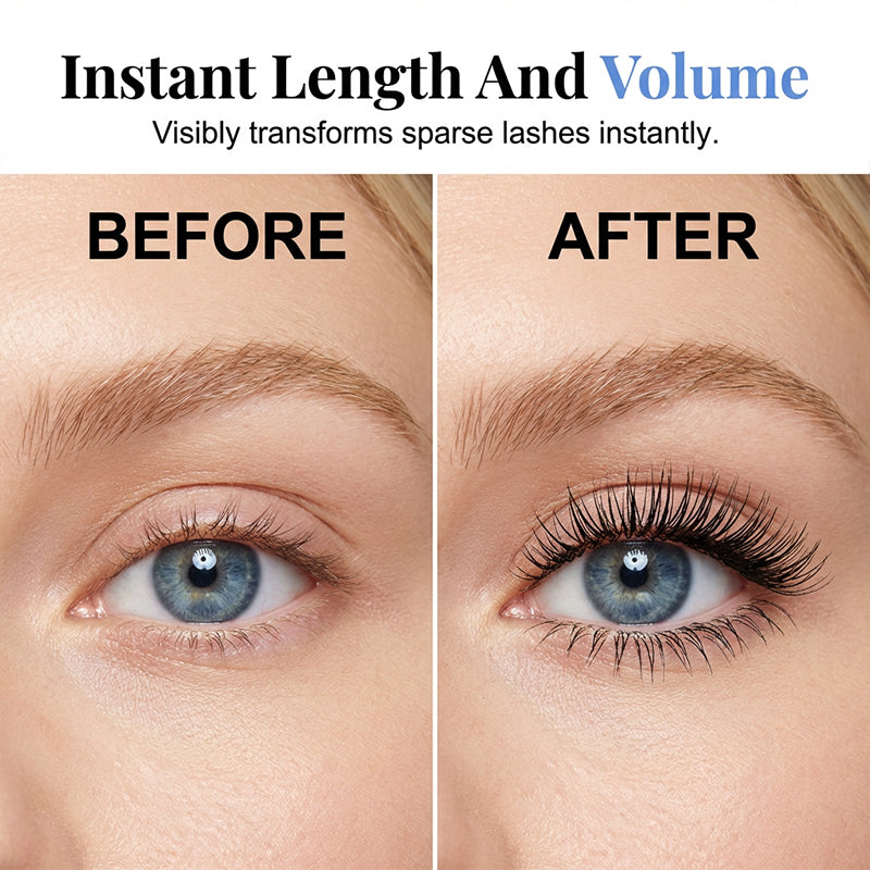 Lift Lashes Instantly! No-Clump Waterproof Curl Mascara