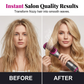 💇‍♀️ 50% OFF NOW! 💨 3-in-1 Hot Air Brush – Straighten, Curl & Volumize Without Heat Damage ✨