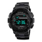 Large Dial Digital Sports Watch with LED Backlight