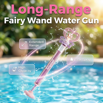 🔥50%‑OFF NOW🧚Kids' Pump‑Action Fairy Wand Water Gun‑Cute Summer Outdoor Toy for Boys & Girls