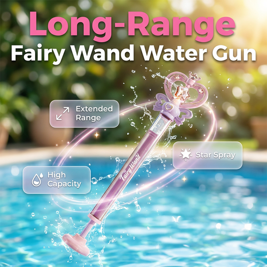 🔥50%‑OFF NOW🧚Kids' Pump‑Action Fairy Wand Water Gun‑Cute Summer Outdoor Toy for Boys & Girls