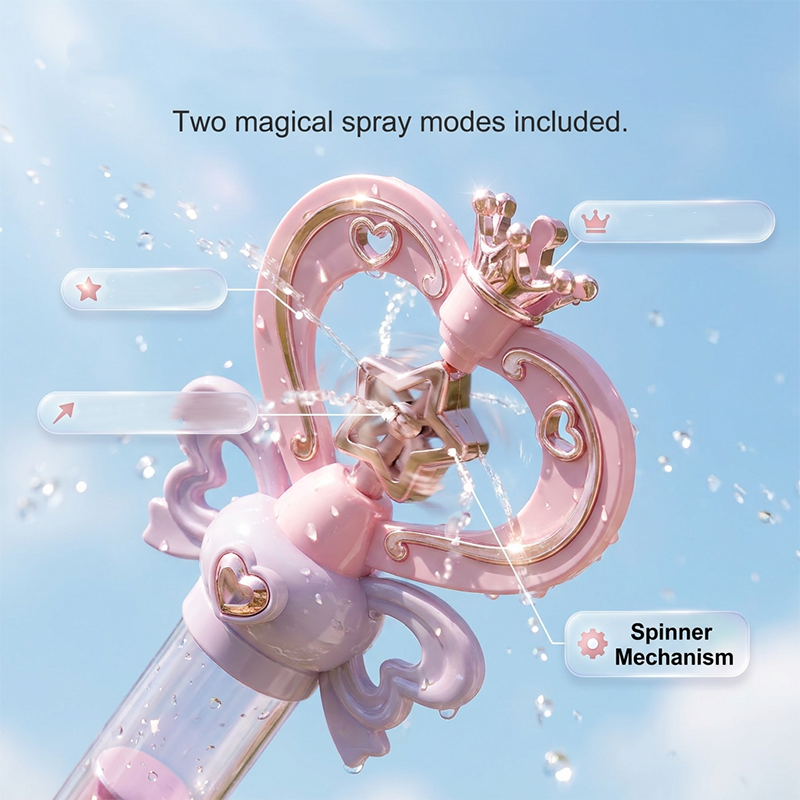 🔥50%‑OFF NOW🧚Kids' Pump‑Action Fairy Wand Water Gun‑Cute Summer Outdoor Toy for Boys & Girls
