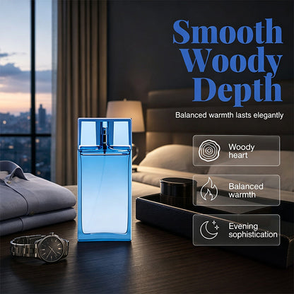 🧴50% OFF NOW ! 🌊Men Woody Aquatic Eau de Parfum 90ml – long-lasting citrus woody scent, elegant masculine aroma, luxury gift packaging, daily dating wear. Male daily fragrance essential!