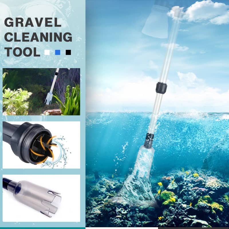 🐠 50% OFF⚡50K+ SOLD 🐟Electric Aquarium Gravel Cleaner—battery-operated, adjustable length, and easy to use—suitable for all aquariums 🧹🐟