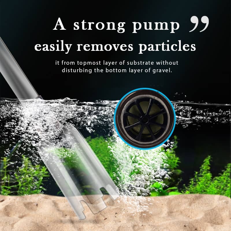 🐠 50% OFF⚡50K+ SOLD 🐟Electric Aquarium Gravel Cleaner—battery-operated, adjustable length, and easy to use—suitable for all aquariums 🧹🐟