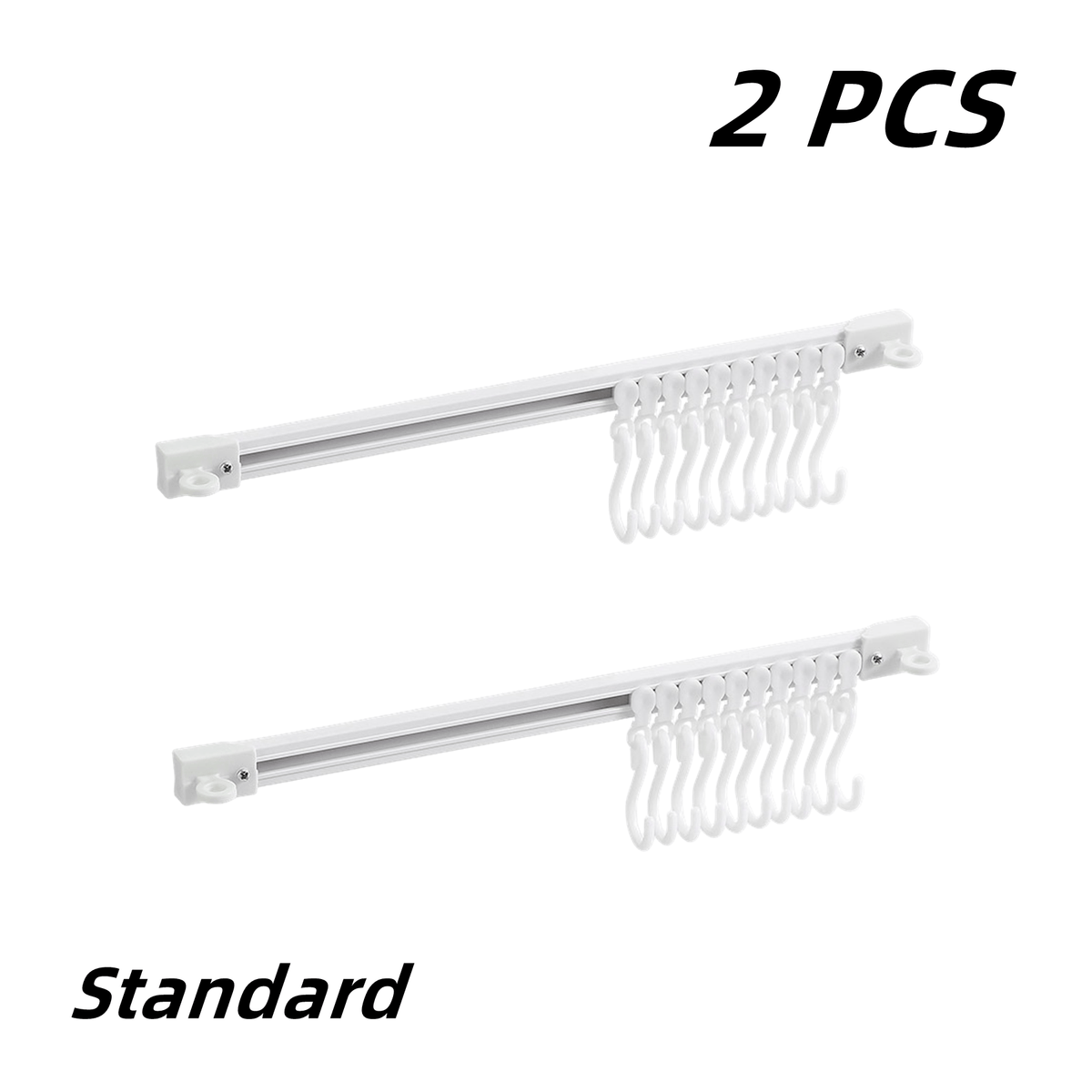 🏠 Wall-Mounted Slide Rail Hanger Rack – Space-Saving Storage