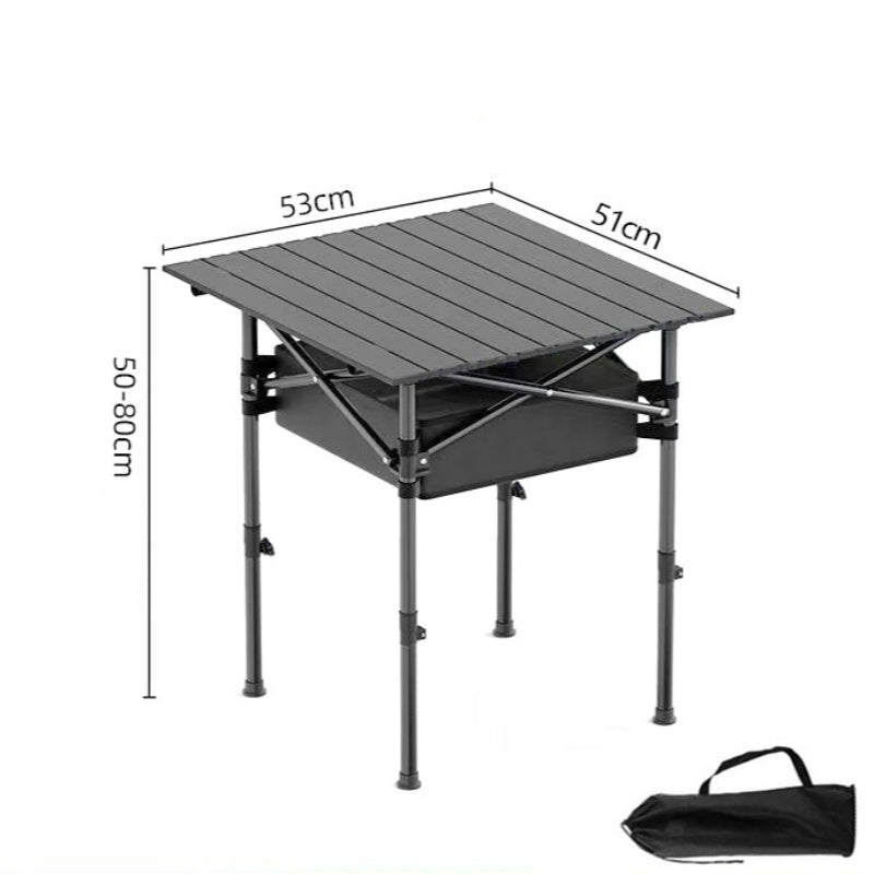🎉Limited time 50% off！⛺Your perfect outdoor companion！Portable Folding Camping Table with Storage Bag