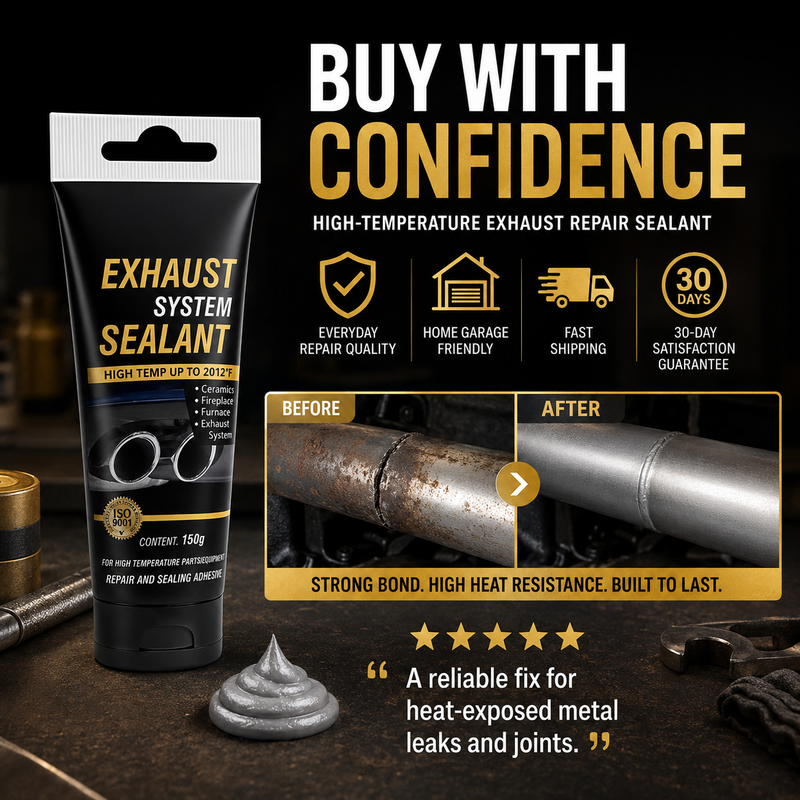 🎉✨Buy 3 Get 2 Free Limited Offer！🛠All-purpose repair！High Temperature Exhaust Repair Sealant