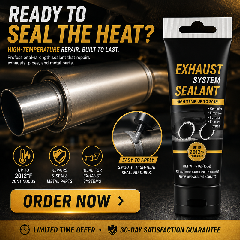 🎉✨Buy 3 Get 2 Free Limited Offer！🛠All-purpose repair！High Temperature Exhaust Repair Sealant