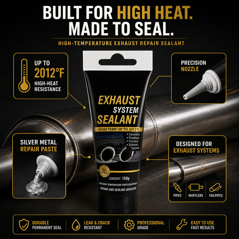 🎉✨Buy 3 Get 2 Free Limited Offer！🛠All-purpose repair！High Temperature Exhaust Repair Sealant