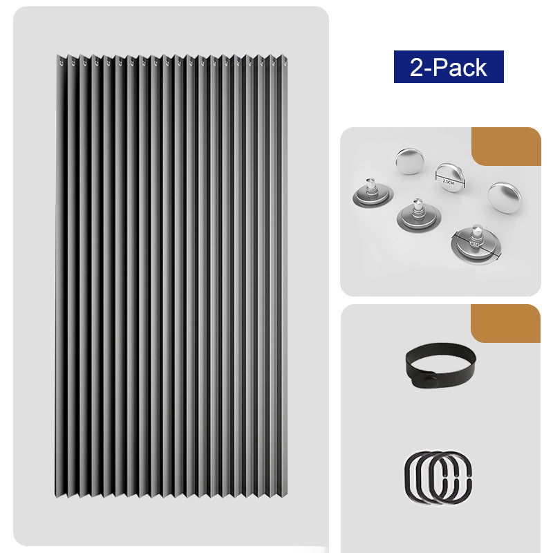 ⏰🔥LIMITED TIME 49% OFF! ⭐No-Drill Magnetic Accordion Door Curtain