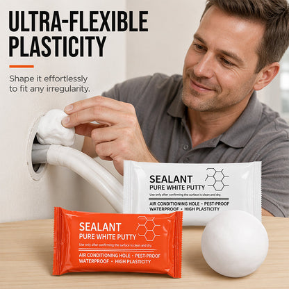 🎉 2026 Sale — Over 20,000 Sold! 🧱 Wall Hole Sealing Clay – Seal AC Pipe Gaps, Block Bugs & Moisture! 🏠