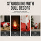 🔥HOT SALE!🎅150cm Inflatable Santa Claus Tumbler with LED Light Christmas Outdoor Party Decoration