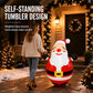 🔥HOT SALE!🎅150cm Inflatable Santa Claus Tumbler with LED Light Christmas Outdoor Party Decoration