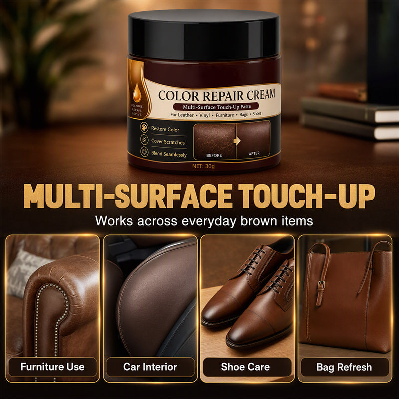 Brown Leather Color Repair Cream