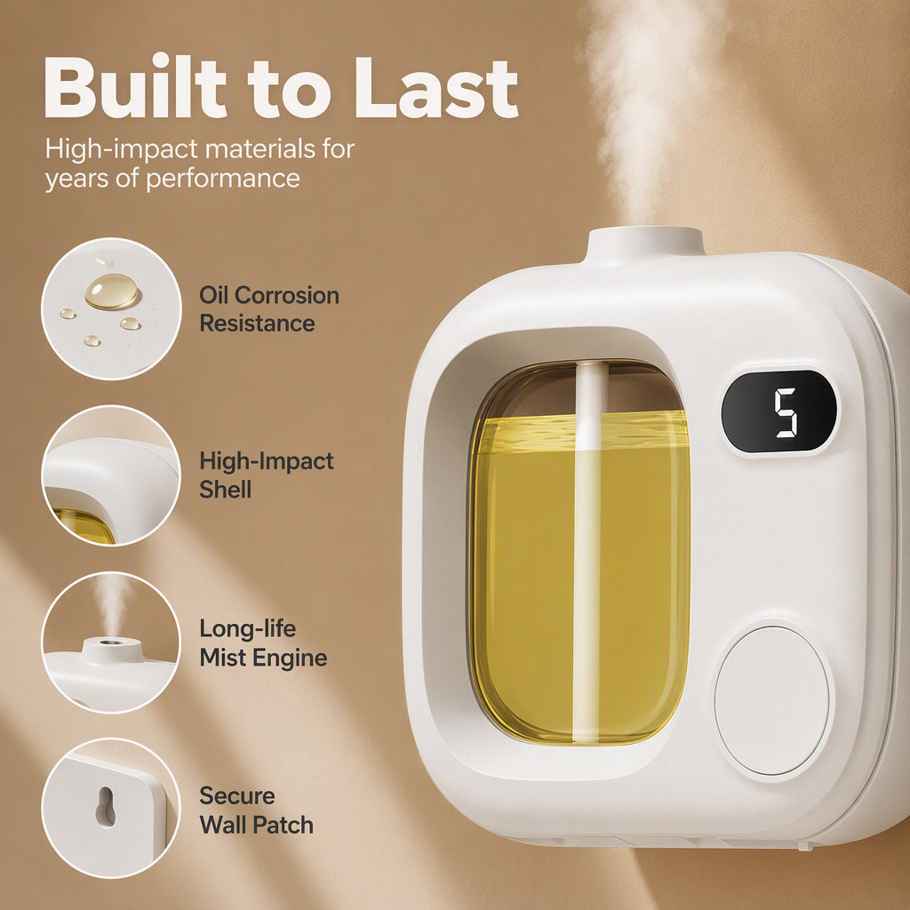 Smart LED Aroma Diffuser with Mist Control